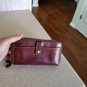 Dooney & Bourke Alto Brown Leather Wallet